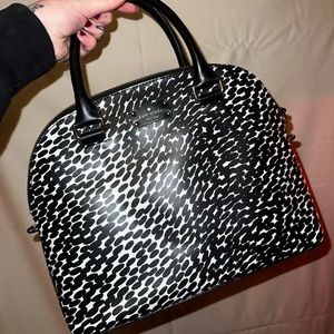 Kate Spade patterned Sadie Dome bag